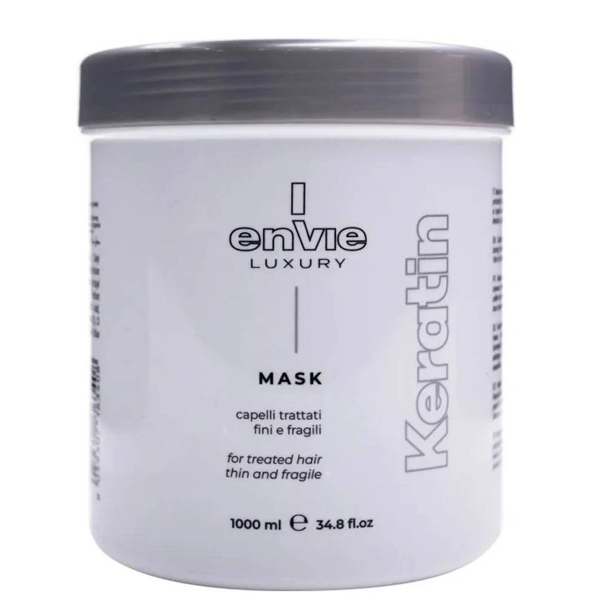 Маска капиллярная для поврежденных волос Envie Luxury Keratin 1000 мл (2360189344)