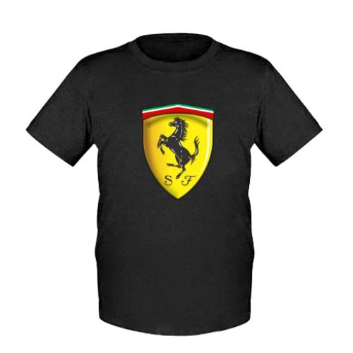Футболка детская Ferrari 3D 92 см Черный (230433-2-37476-3XS)