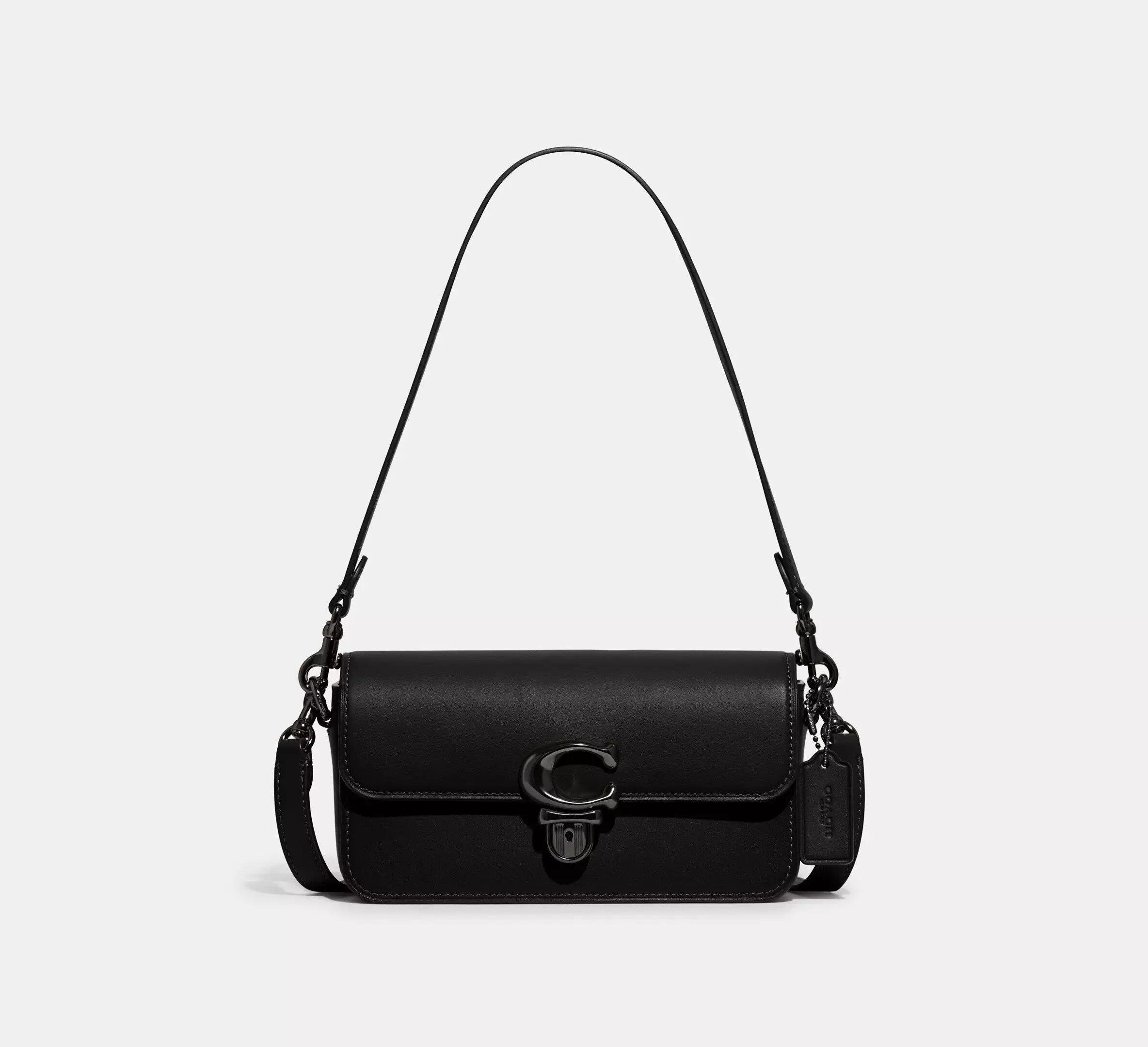 Сумка женскаяа Coach Studio Baguette Bag Черный - фото 1 Сумка женскаяа Coach Studio Baguette Bag Черный - фото 1
