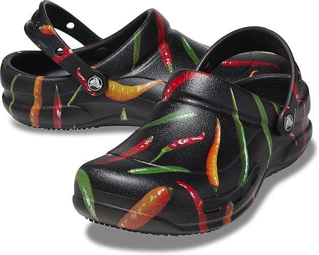 Сабо Crocs Unisex s Bistro Graphic Clog Pepper р. 46-47 Чорний (20057)