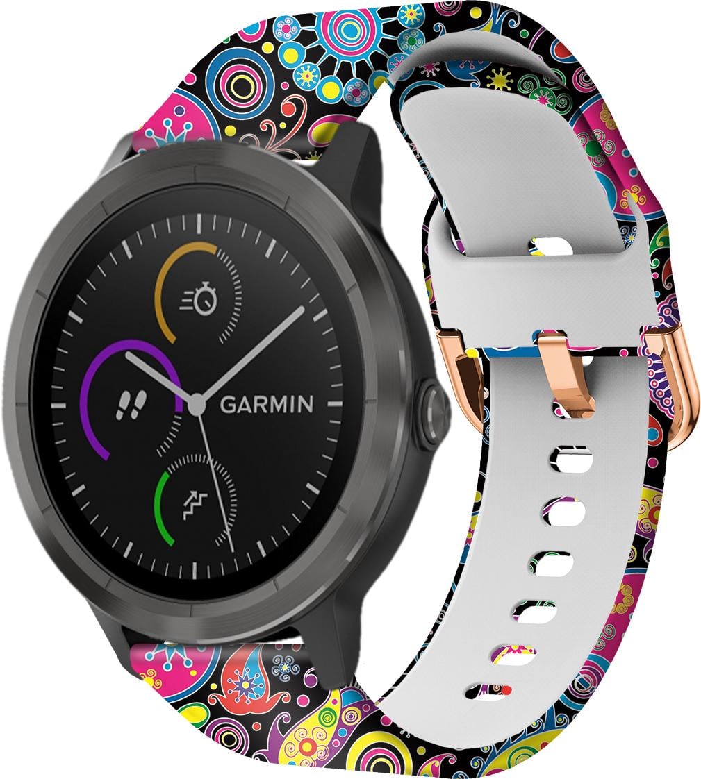 Ремешок Colorful для Garmin Vivoactive 3 Fireworks (28300)
