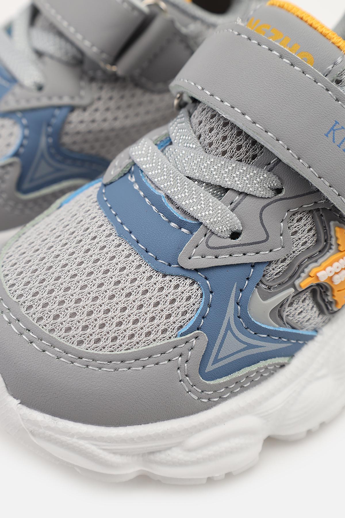 Кросівки для хлопчика ЦБ-00273707 р. 21 Сірий (SKT001055800) - фото 3 Кросівки для хлопчика ЦБ-00273707 р. 21 Сірий (SKT001055800) - фото 3