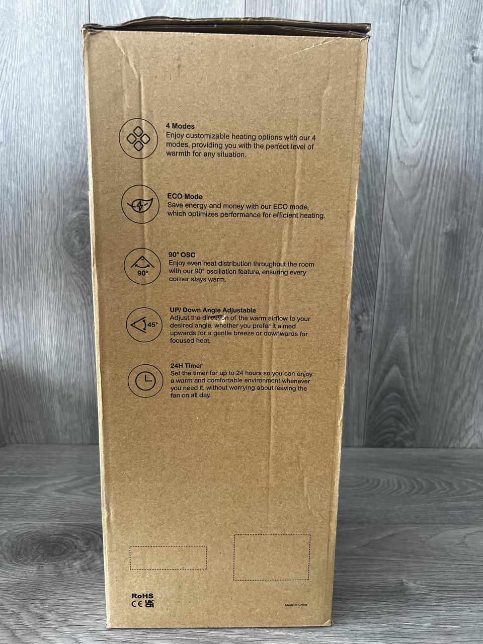 Тепловентилятор OMISOON DH-QN19 A керамический 2000 Вт 3 режима автооборота защита - фото 5 Тепловентилятор OMISOON DH-QN19 A керамический 2000 Вт 3 режима автооборота защита - фото 5