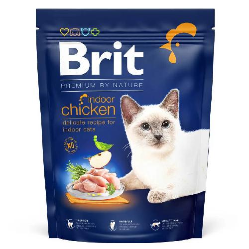 Корм для котів сухий Brit Premium Cat by Nature Індор з куркою 300 г (10260)