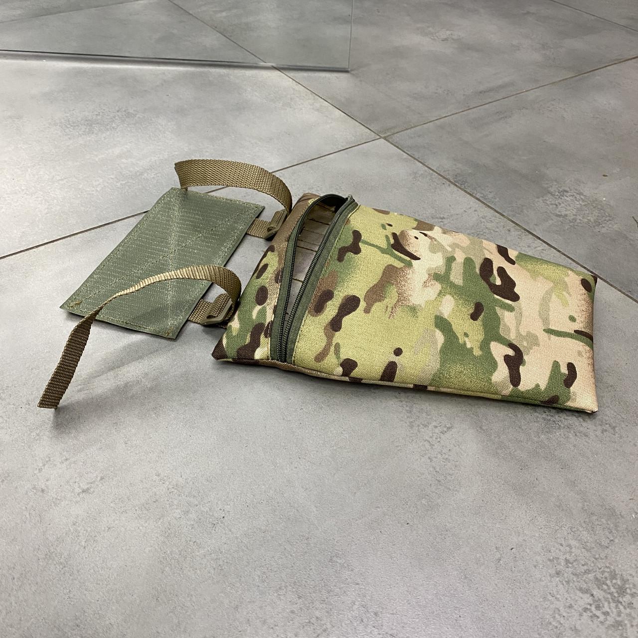 Подсумок для плитоноски М Cordura 1000D Мультикам (1886985743) - фото 4 Подсумок для плитоноски М Cordura 1000D Мультикам (1886985743) - фото 4