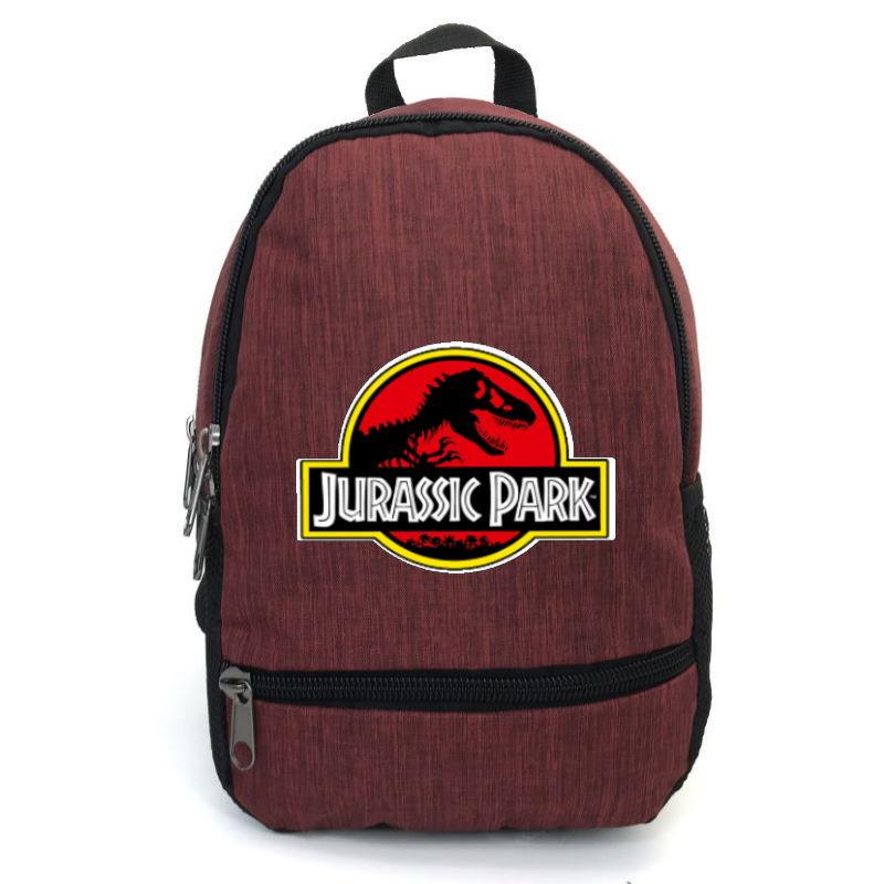 Школьный рюкзак Cappuccino Toys Jurassic World-003 с принтом Парк Юрского периода 12,5 л Бордовый (1391165805)