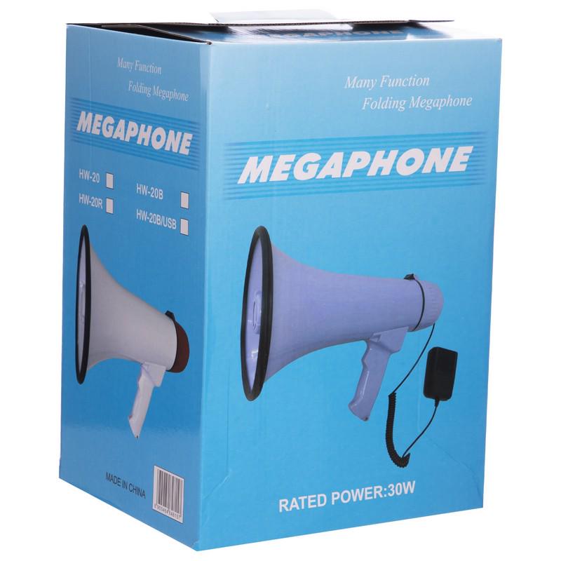 Громкоговоритель мегафон Zelart SP-Planeta HW-20B 30 Вт Лиловый (DR002221) - фото 9