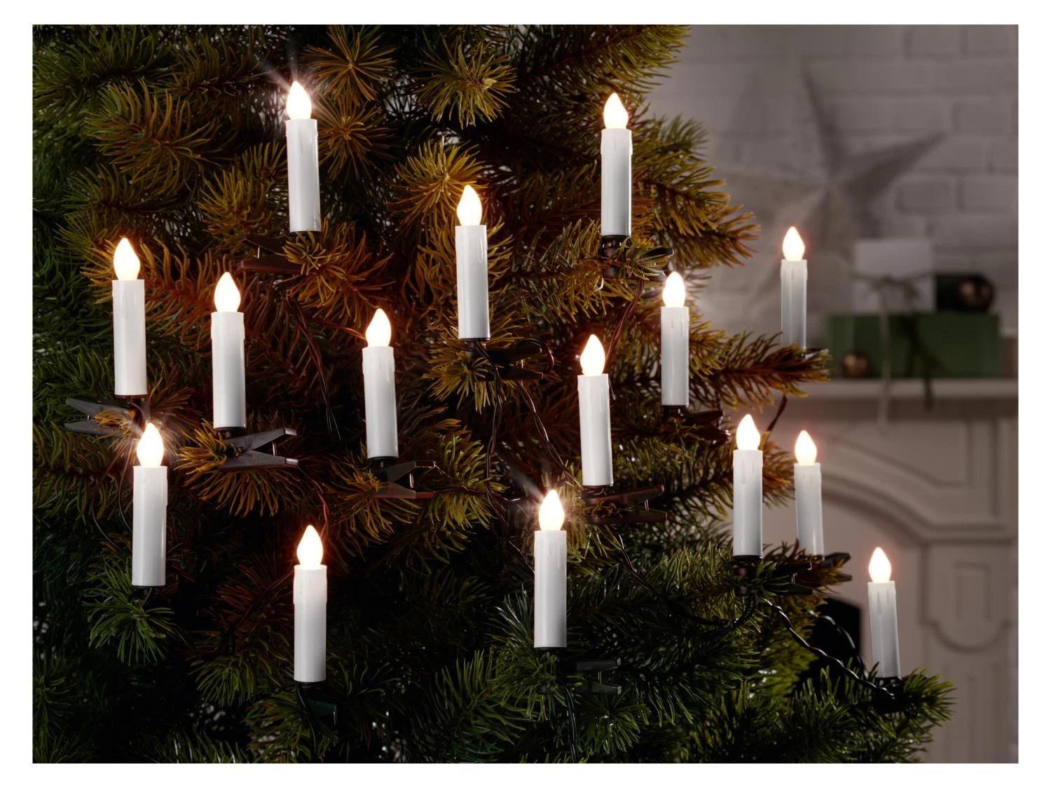 Гирлянда Livarno Home Свечи 20 LED с таймером на батарейках IP44 (B1-00057)