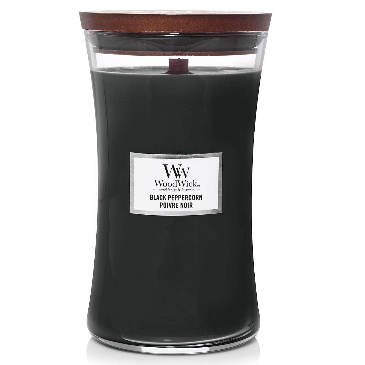 Ароматическая свеча Woodwick Large Black Peppercorn с ароматом пряного перца (5038581103150)