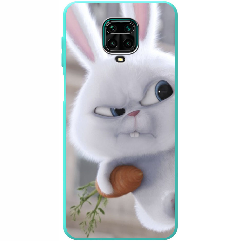 Чехол Boxface Xiaomi Redmi Note 9S Rabbit Snowball Мятный силикон (39475-up1116-39917)