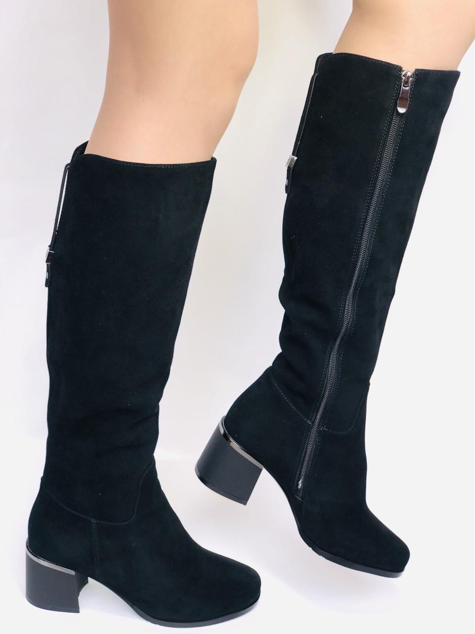 Сапоги женские зимние Blue Tempt р. 38 24,5 см Черный (2387) - фото 5 Сапоги женские зимние Blue Tempt р. 38 24,5 см Черный (2387) - фото 5