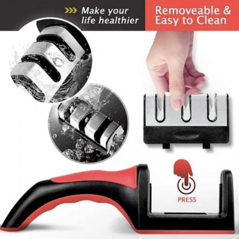 Точилка для ножів Sharpener RS-168 3 рівня заточування (tf6852) - фото 3 Точилка для ножів Sharpener RS-168 3 рівня заточування (tf6852) - фото 3