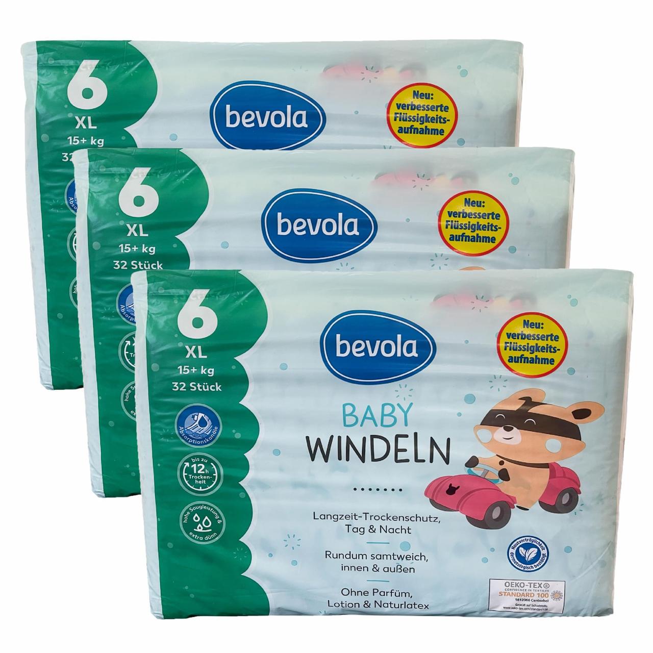 Підгузки Bevola Baby 6 XL 15+ кг 96 шт. (2564234739)