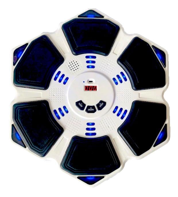 Тренажер для бокса настенный с подсветкой и Bluetooth колонкой с перчатками (bm4)