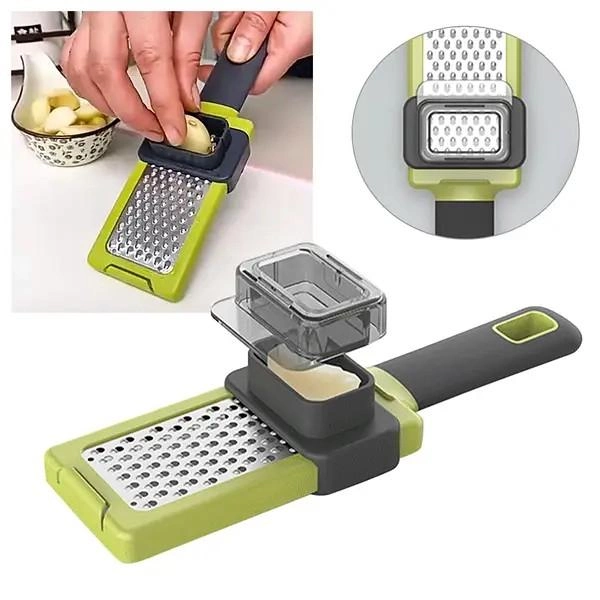 Ручна терка для часнику Wis Home Зелений Ручна терка для часнику - фото 2