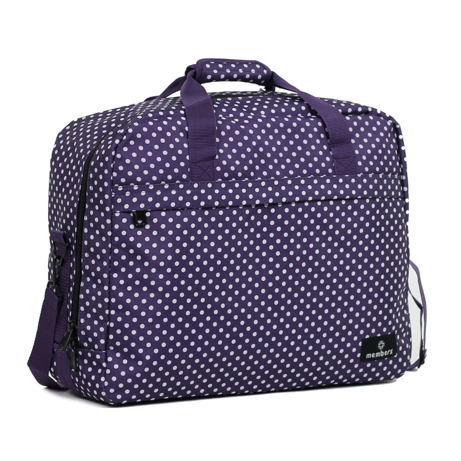 Сумка дорожня Members Essential On-Board Travel Bag 40 Purple Polka