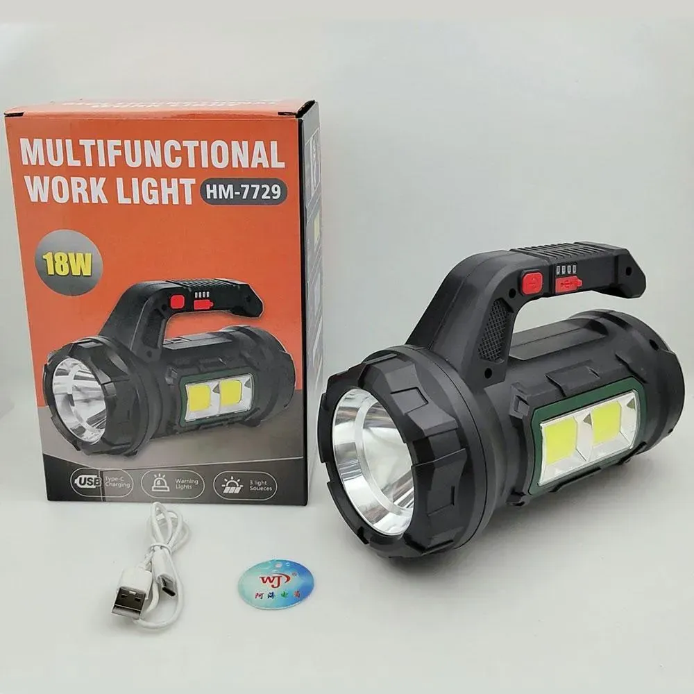 Ліхтар акумуляторний HM-7729G 18W з комплектом інструментів і боковою LED лампою (234572301) - фото 9