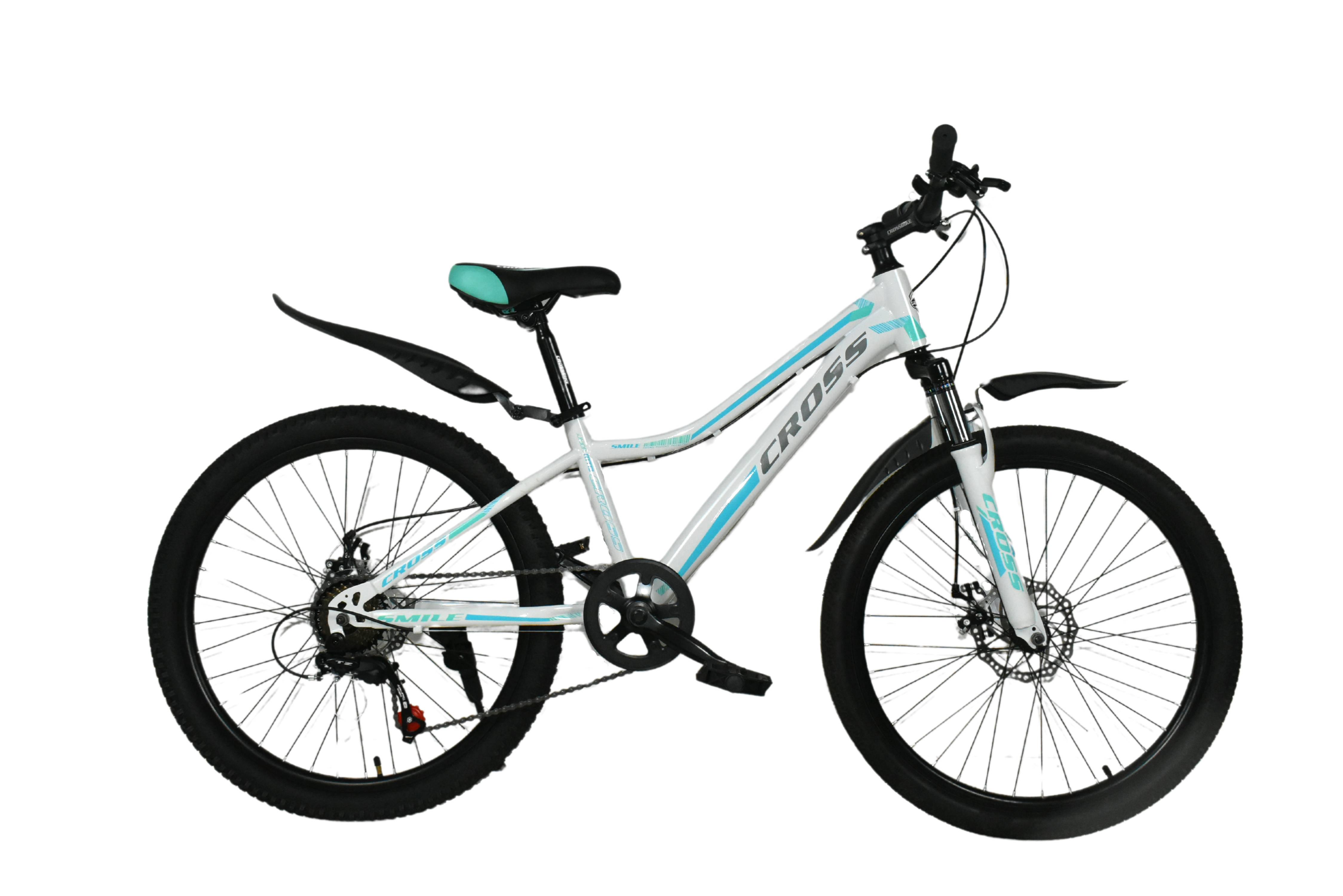 Велосипед Cross SMILE 26" 13" Біло-блакитний