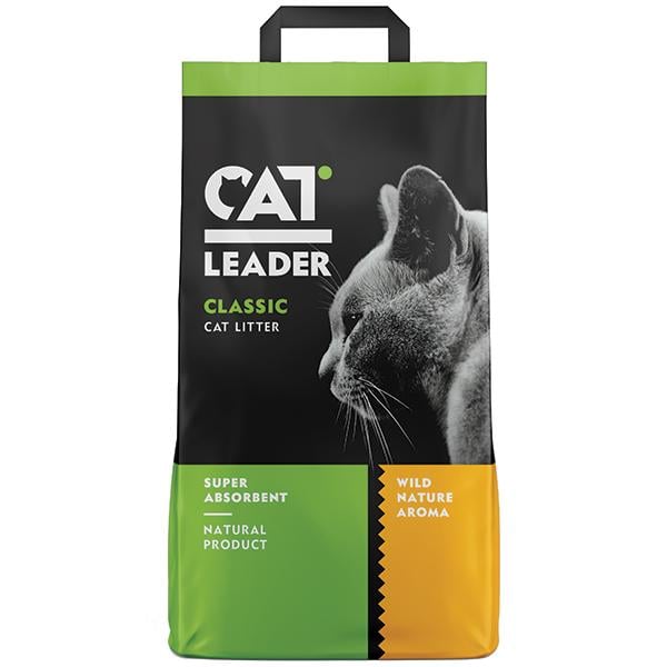 Наповнювач у котячий туалет Cat Leader Classic Wild Nature поглинаючий 5 кг (801328)