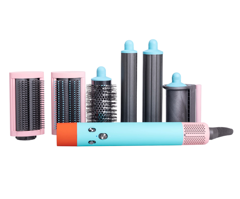 Мультистайлер для волосся Airwrap Complete Long 6 насадок Блакитний (29879066) - фото 2