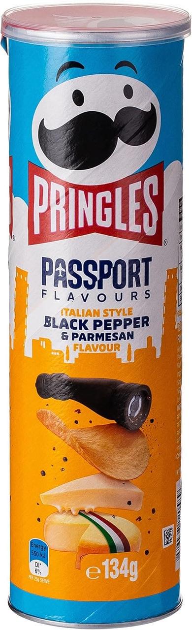 Чипси Pringles Passport Flavours Italian Style Black Pepper and Parmesan 110 г (2764596699) Чипси Pringles Passport Flavours Italian Style Black Pepper and Parmesan 110 г (2764596699)
