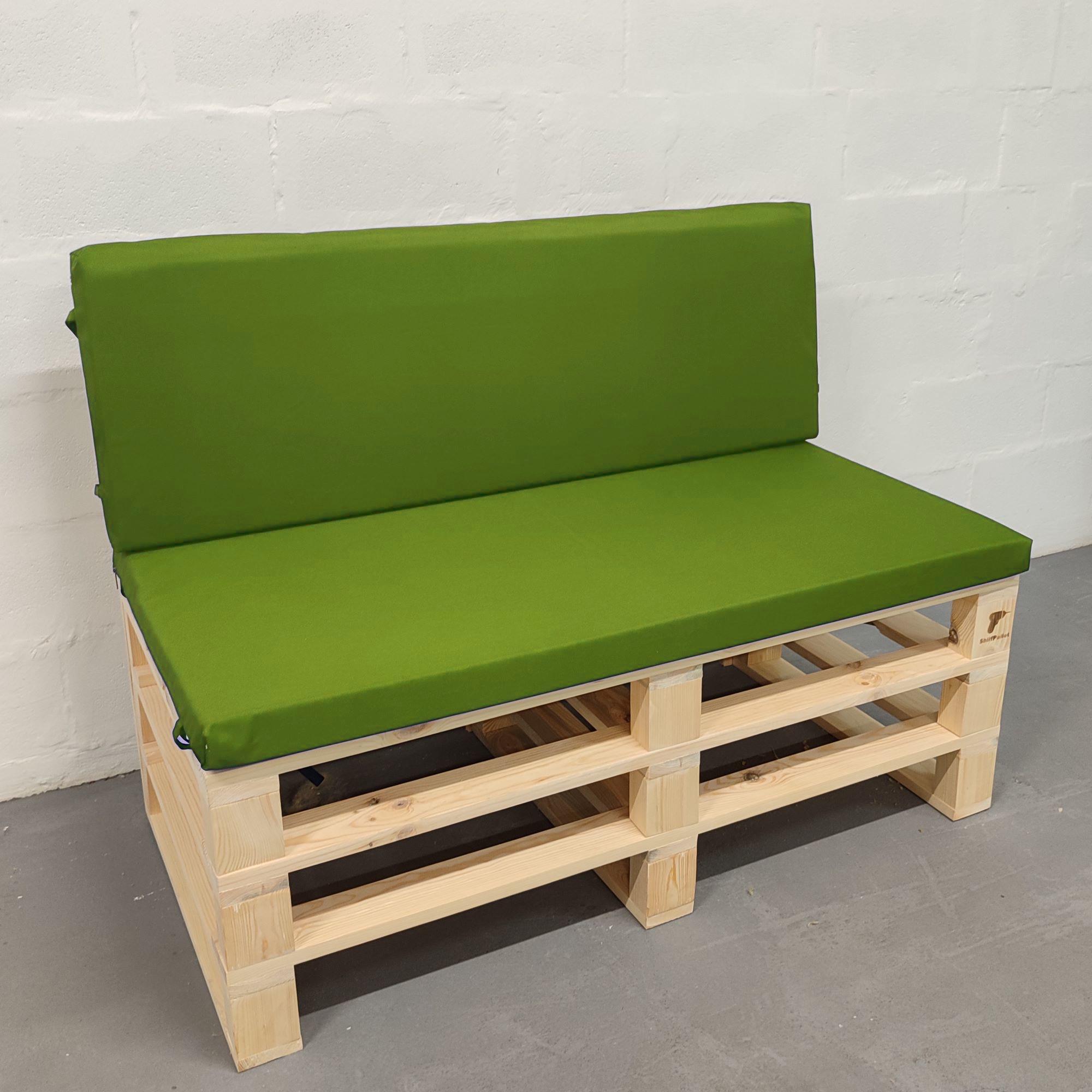 Комплект водоотталкивающих подушек для паллет-дивана eGarden оксфорд 120x60x5/120x40x5 см оливковый (5701) - фото 1 Комплект водоотталкивающих подушек для паллет-дивана eGarden оксфорд 120x60x5/120x40x5 см оливковый (5701) - фото 1