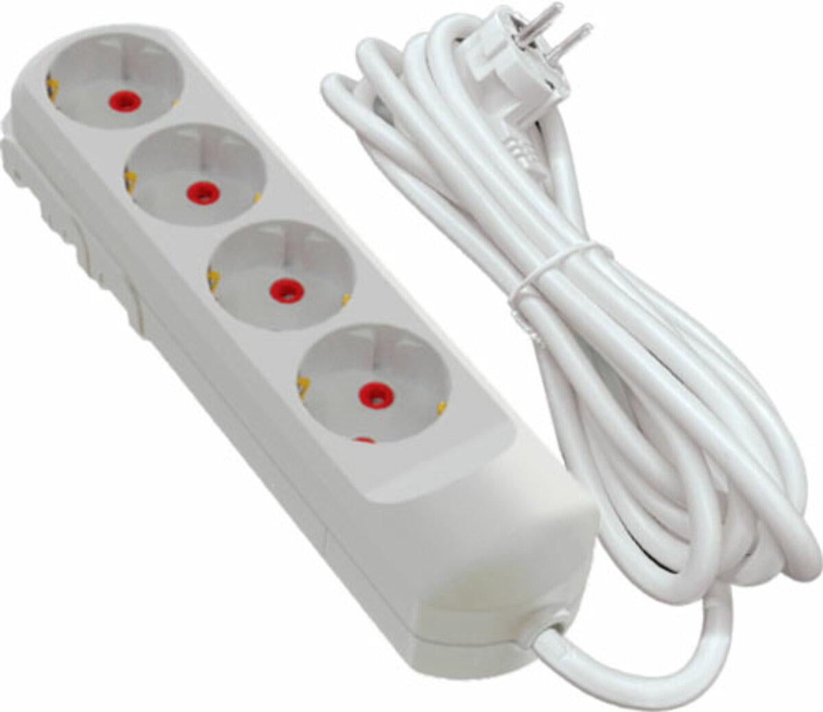 Подовжувач мережевий Virok 2 м 4 розетки із заземленням (09V222)