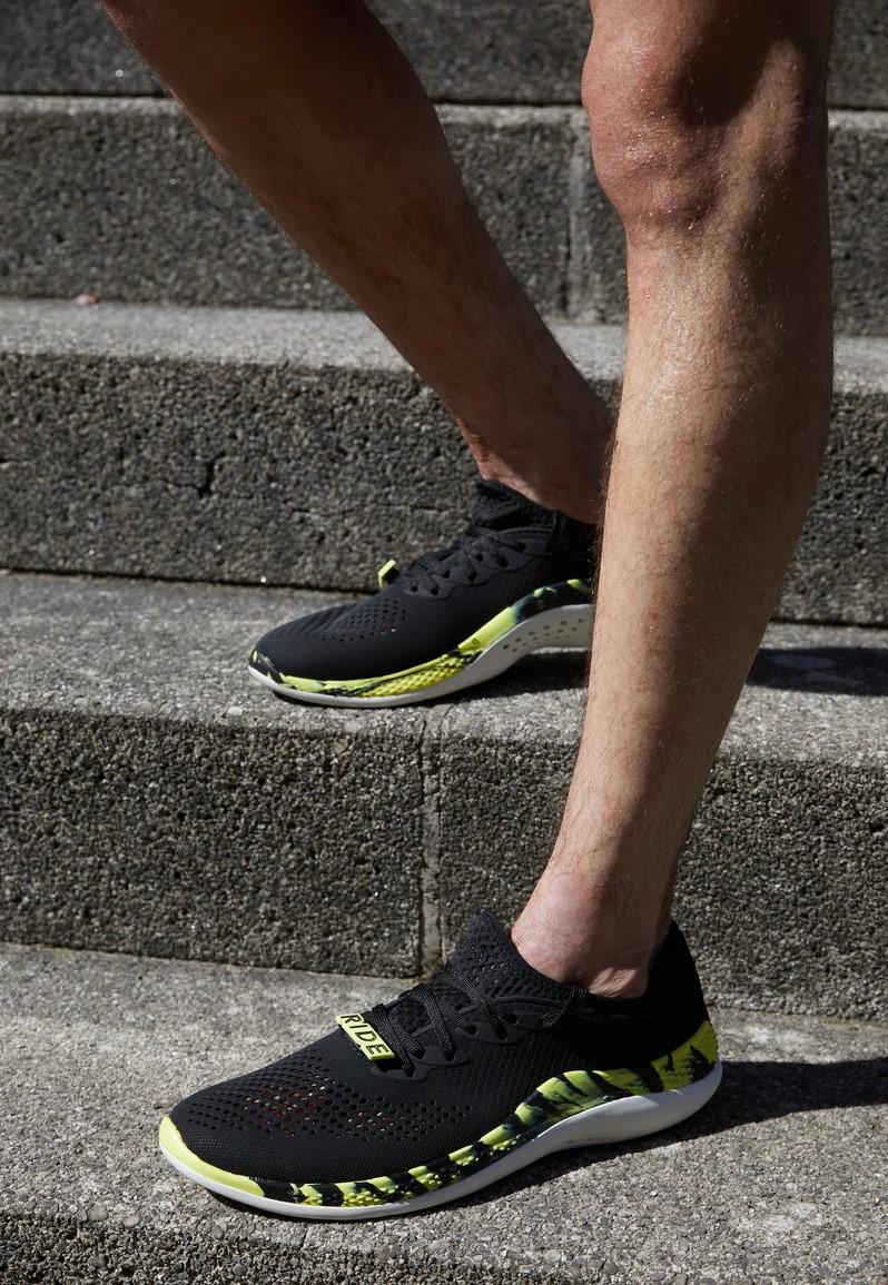 Кроссовки Crocs LiteRide 360 Marbled Pacer р. M7/W9/EUR 39-40 Black/Citrus (10306039) - фото 8