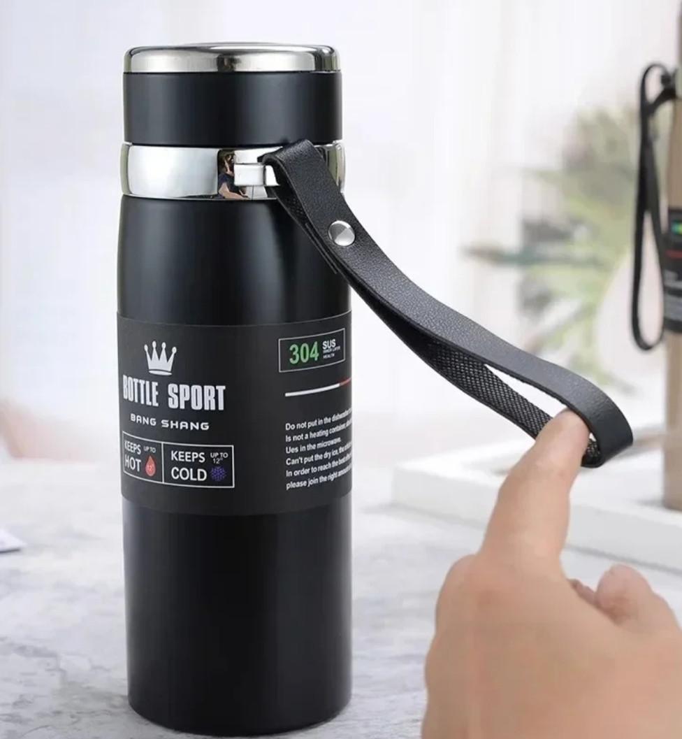 Термос из нержавеющей стали для воды чая кофе 1000 мл - фото 3