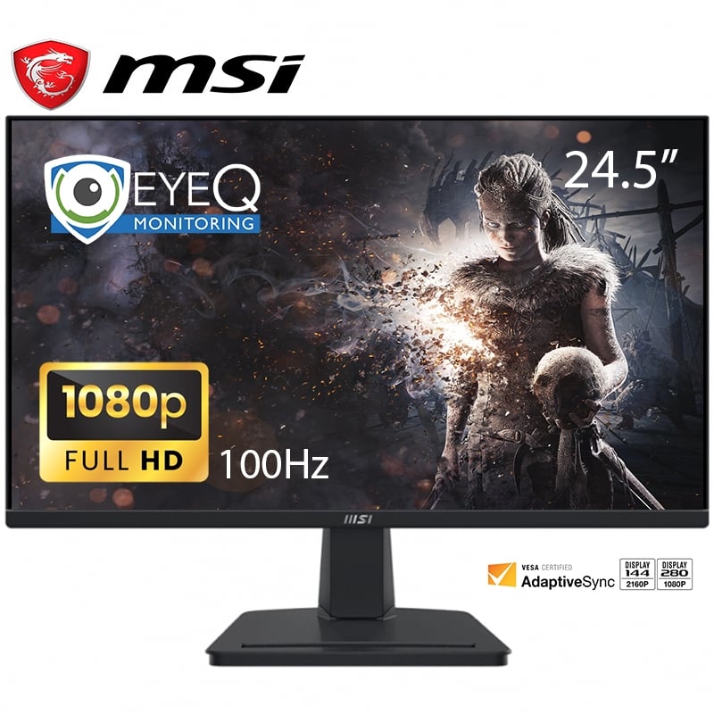 Монитор MSI PRO MP251 безрамочный IPS 1920x1080 Full HD 24,5" (tf6894) - фото 3 Монитор MSI PRO MP251 безрамочный IPS 1920x1080 Full HD 24,5" (tf6894) - фото 3