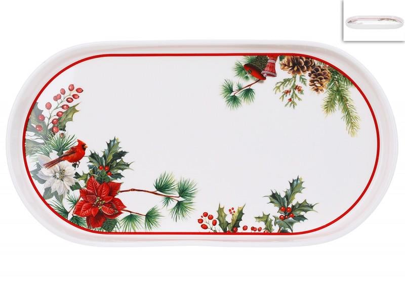 Блюдо K084 Christmas 30,5х16х2,5 см - фото 2 Блюдо K084 Christmas 30,5х16х2,5 см - фото 2