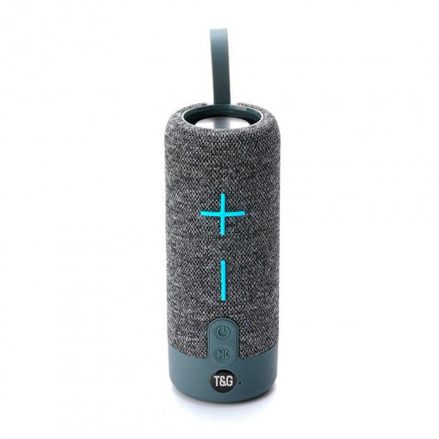 Колонка TG 619 Bluetooth 10W радио USB miniCD 1200 mAh Серый (12479112)