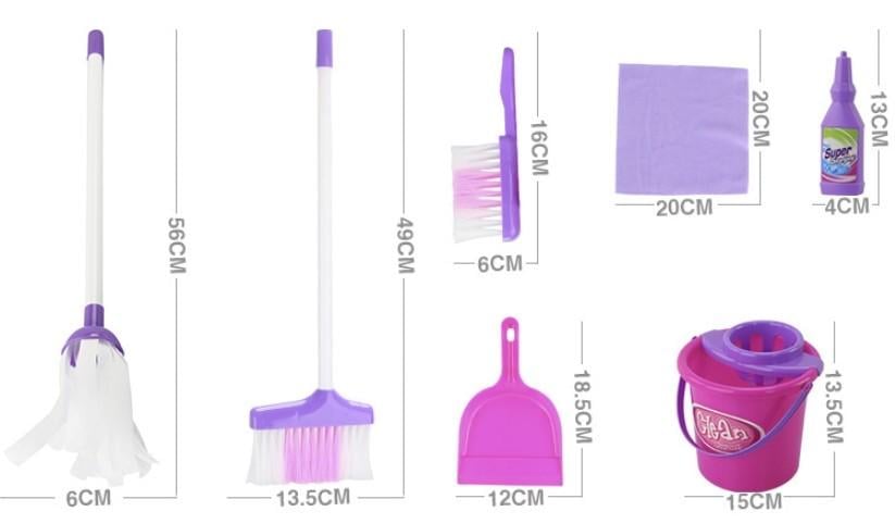 Детский игровой набор для уборки Little Helper Розовый - фото 6 Детский игровой набор для уборки Little Helper Розовый - фото 6