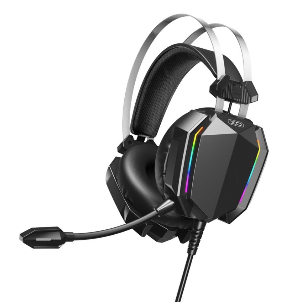 Наушники Xo Static RGB Long Gaming с микрофоном (GE-07) Наушники Xo Static RGB Long Gaming с микрофоном (GE-07)