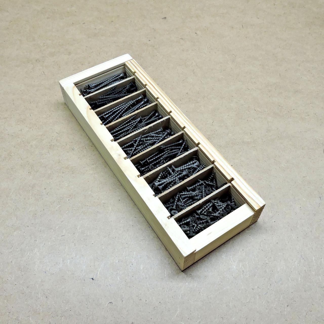 Набор саморезов 1х по дереву 490 шт. (НБМ-000108)