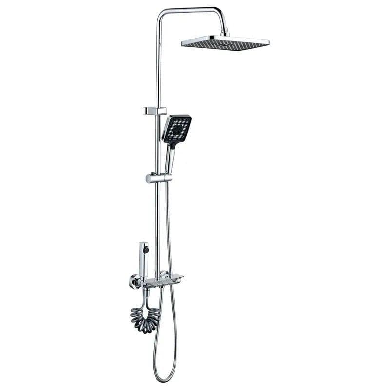 Душова колона MIXXUS PREMIUM MARLIN 009-J зі змішувачем з кнопковим перемикачем Хром (MI6830)