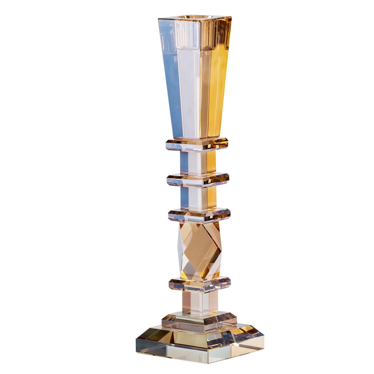 Подсвечник стеклянный Light House LG-30118 CL 25 см Прозрачный