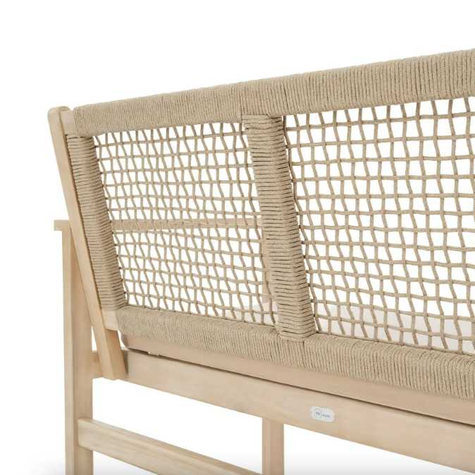 Лавка садова Di Volio Teracina з спинкою Бежевий (4935) - фото 4 Лавка садова Di Volio Teracina з спинкою Бежевий (4935) - фото 4