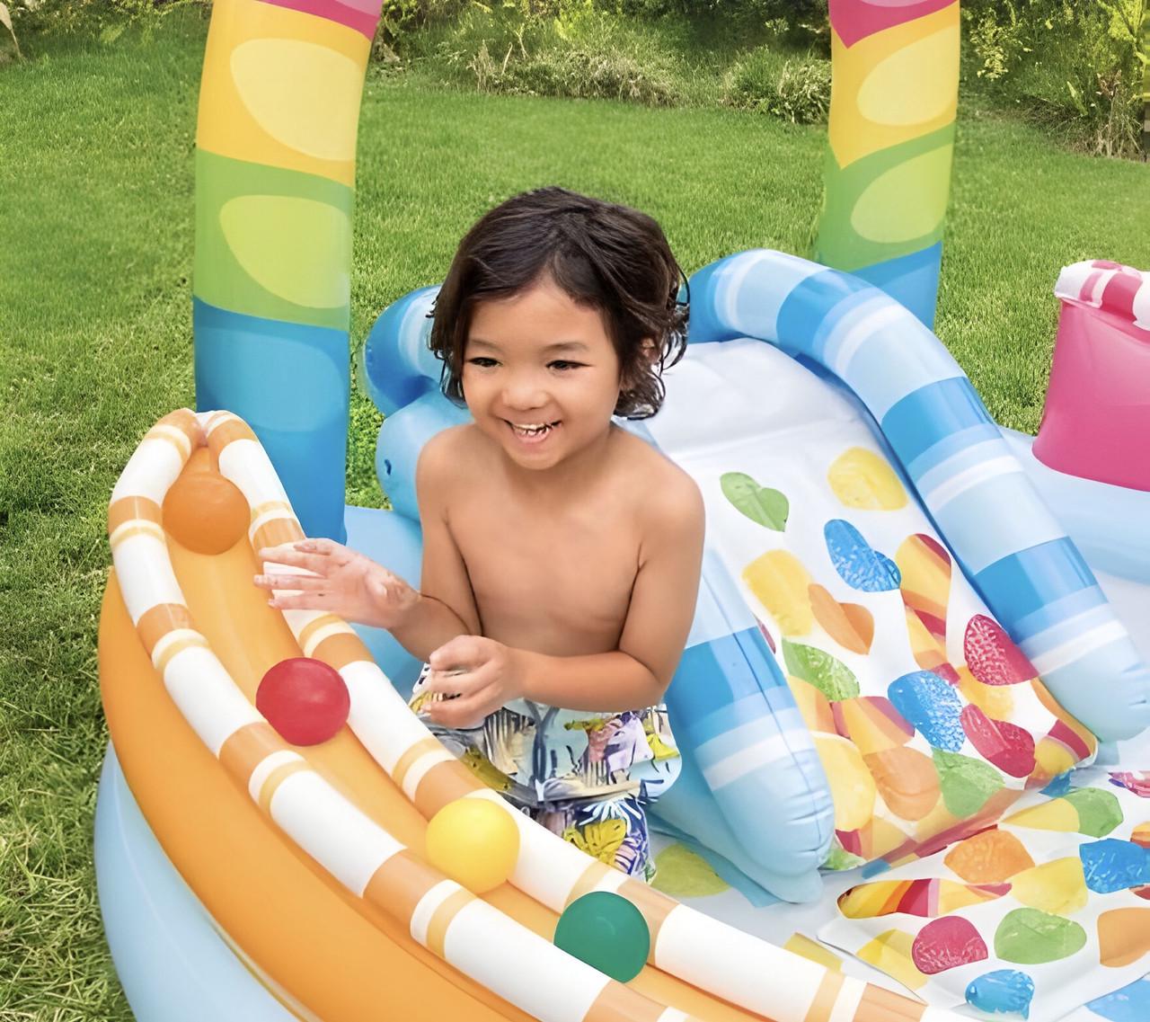 Басейн із гіркою Intex Цукеркові веселощі (15005219) - фото 5 Басейн із гіркою Intex Цукеркові веселощі (15005219) - фото 5