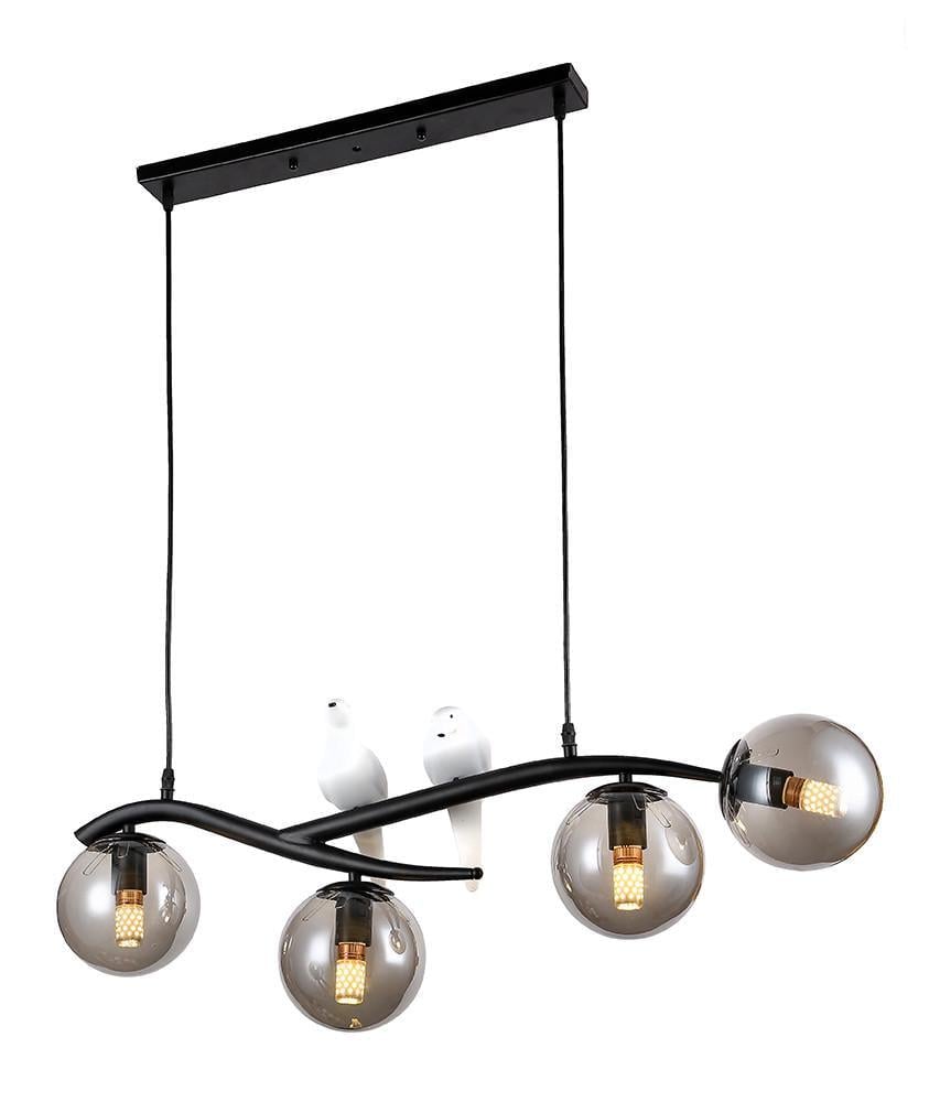 Люстра 756PR7104-4 BK+BK (2422746544)