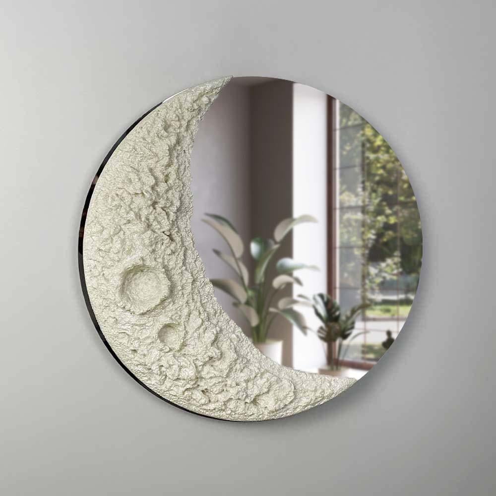 Бра с зеркальным покрытием и имитацией луны на 3 световых режима (W 136-400)