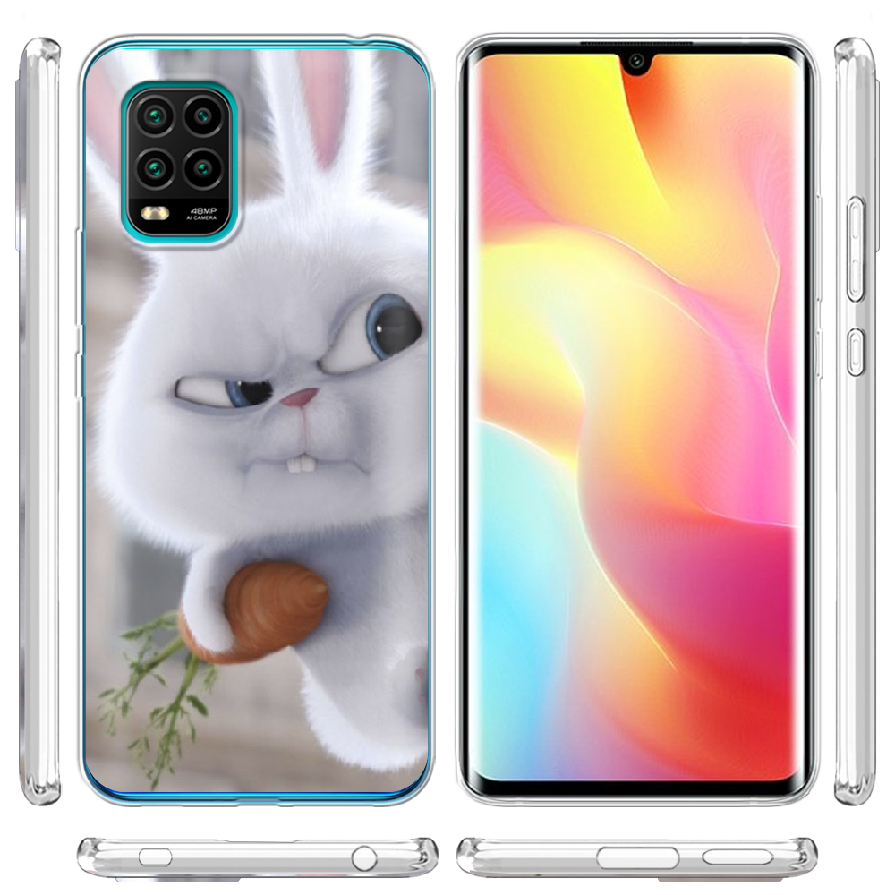 Чохол Boxface Xiaomi Mi 10 Lite Rabbit Snowball Прозорий силікон (39438-up1116-39438) - фото 3 Чохол Boxface Xiaomi Mi 10 Lite Rabbit Snowball Прозорий силікон (39438-up1116-39438) - фото 3