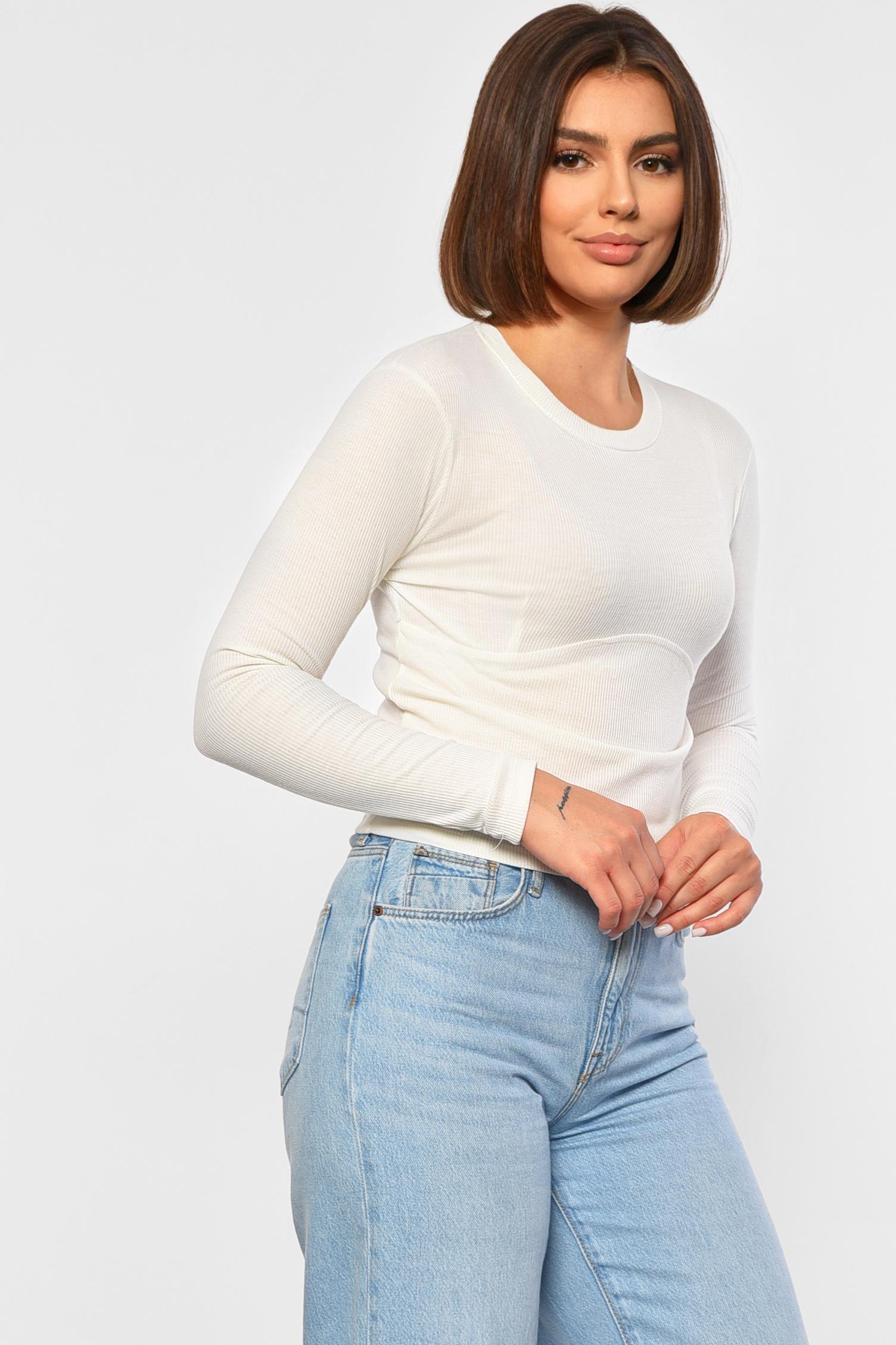 Кофта жіноча S Білий (187804) - фото 2 Кофта жіноча S Білий (187804) - фото 2