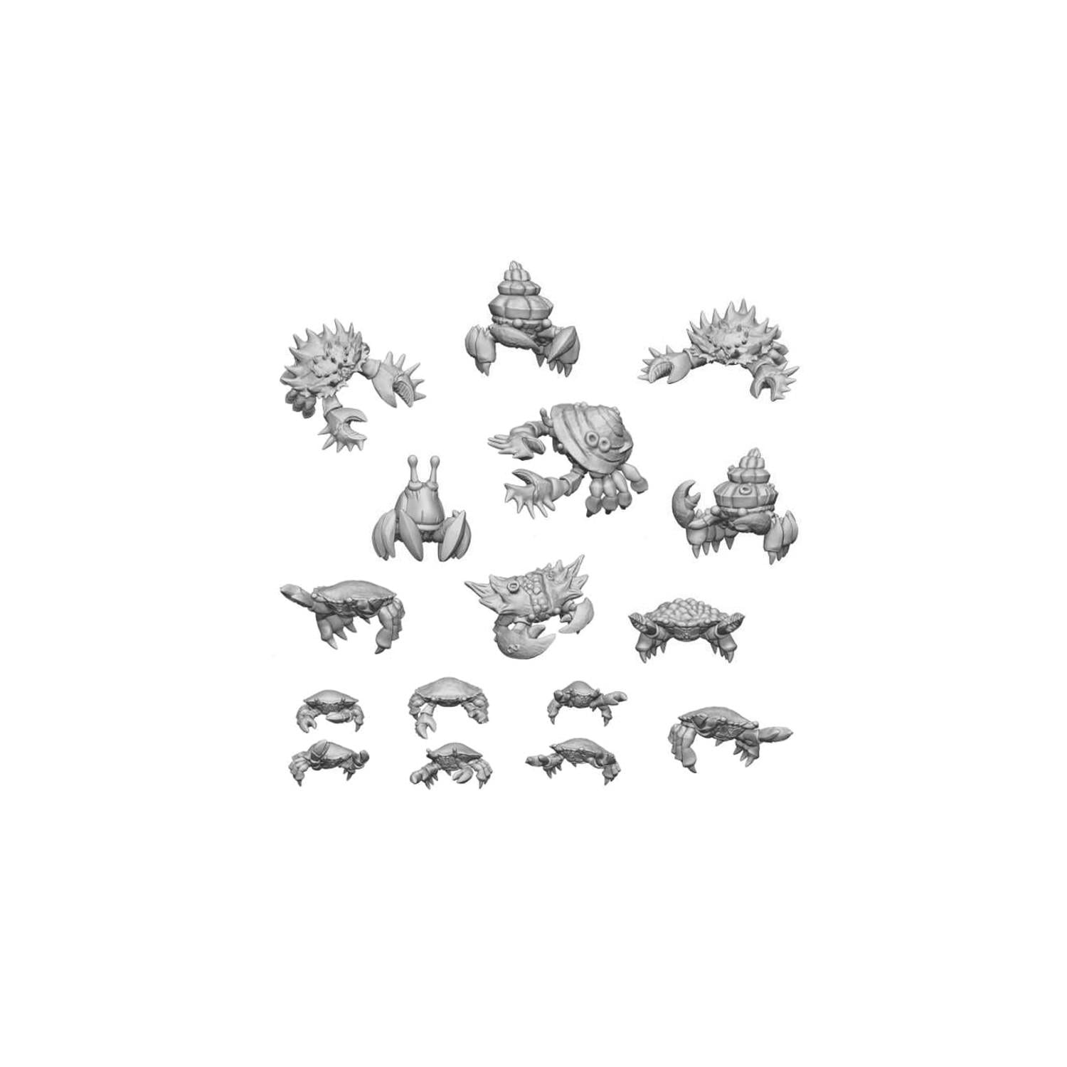 Фігурки 3D GSW Animals CRABS Ракоподібні (12301)