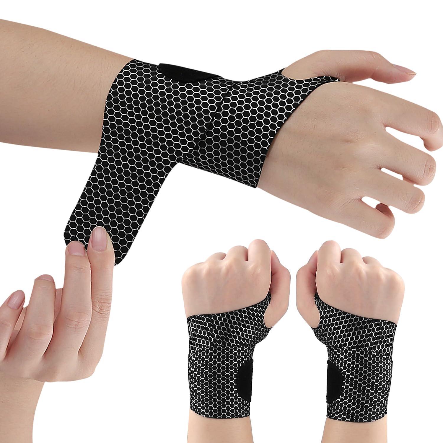 Бинт-бандаж на запястье 1 шт. Черный (2743174667) - фото 4 Бинт-бандаж на запястье 1 шт. Черный (2743174667) - фото 4