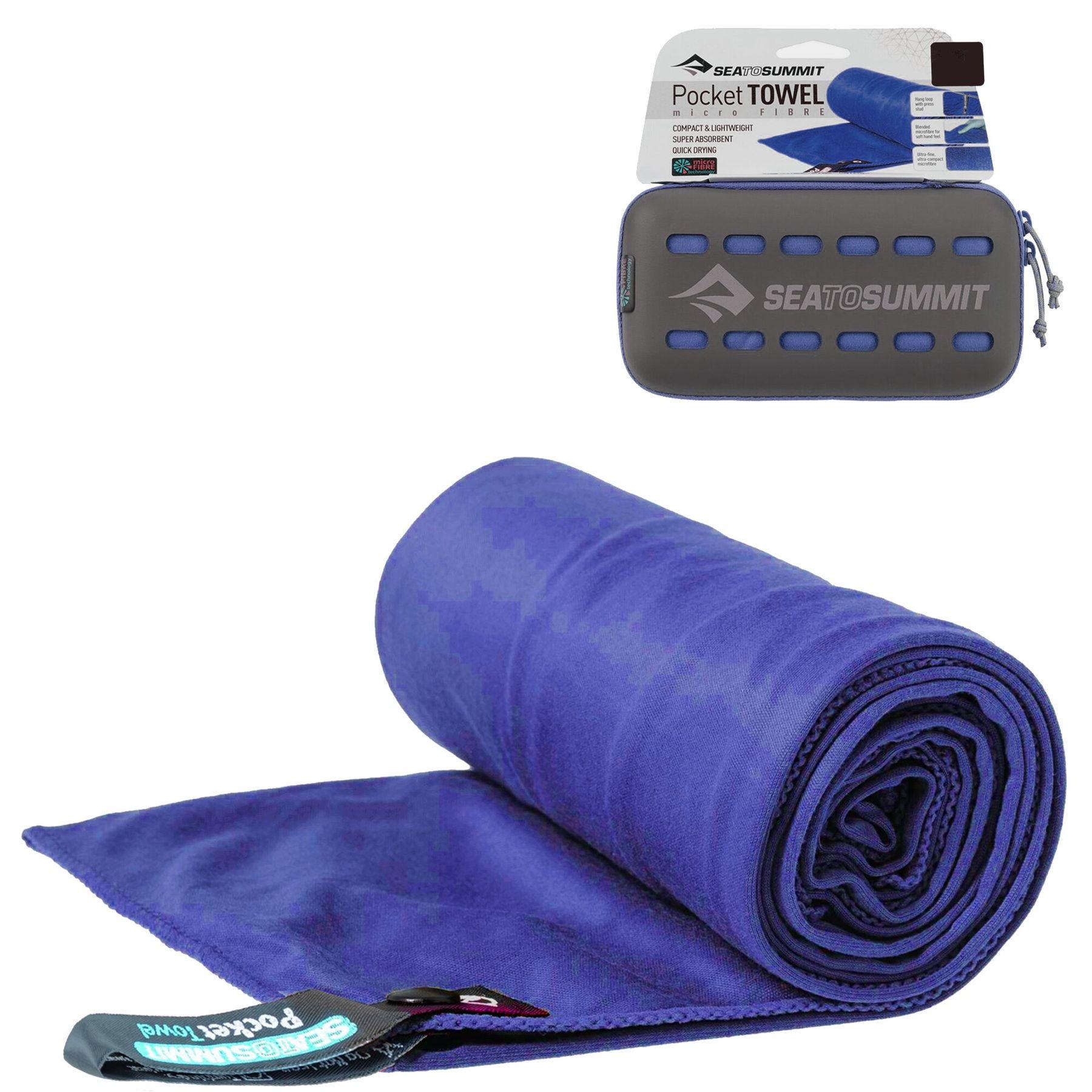 Рушник Sea to Summit Pocket Towel M Cobalt (STS-APOCTMC) - фото 1