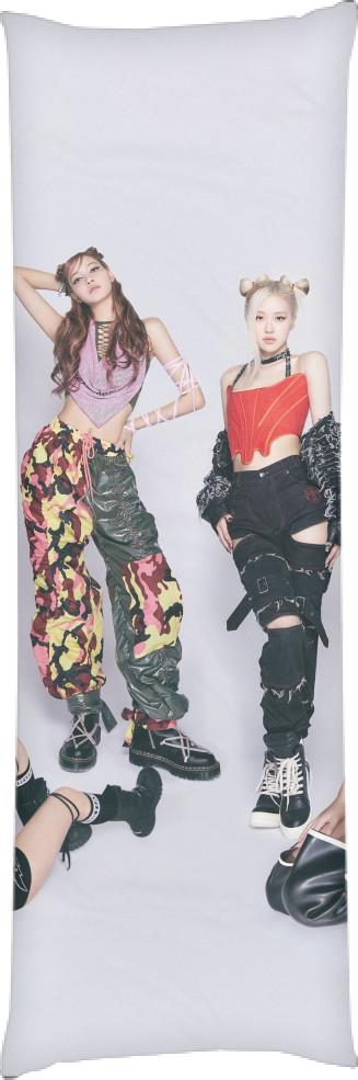 Подушка дакимакура Blackpink Pink Venom 3 60x180 см (14094516)