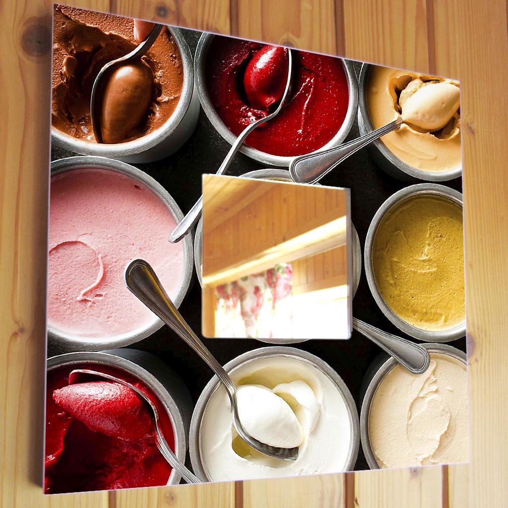 Зеркало декоративное Мороженое 260х260 мм (M04222)