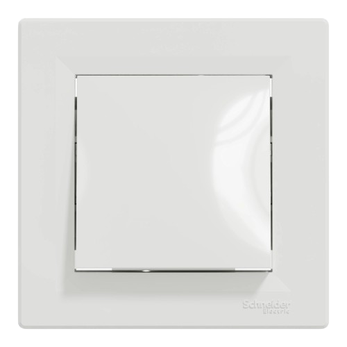 Выключатель 1-клавишный проходной Schneider Electric Asfora EPH0400121 2300 Вт Белый (30835572)
