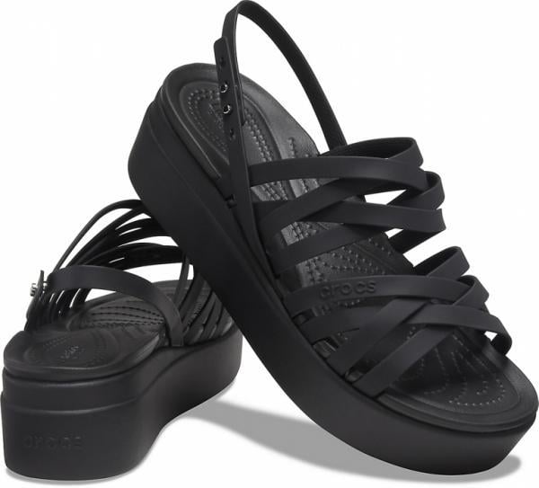 Босоніжки Crocs Brooklyn Strappy р. W9/EUR 39-40 Black (13568781) - фото 1